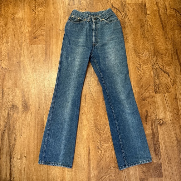 Vintage Orange/Tan Tab 746 Flare Leg Levi’s Jeans. 23 x 30.5. Paper Tag. - Picture 2 of 15